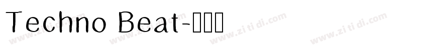Techno Beat字体转换